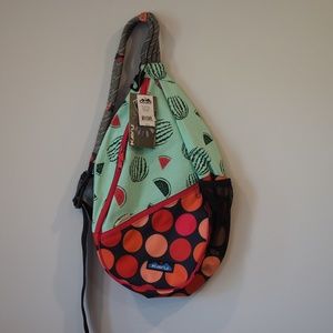 NWT Kavu Paxon Pack Watermelon Rope Bag